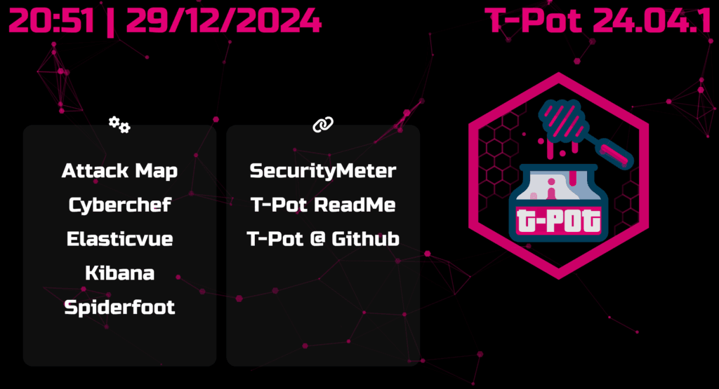 T-pot honeypot Sentinel DCR AMA