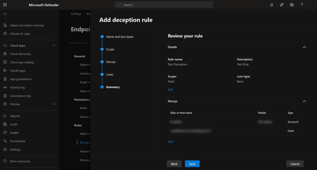 Microsoft Defender for Endpoint (MDE) Endpoint Deception capability for ...